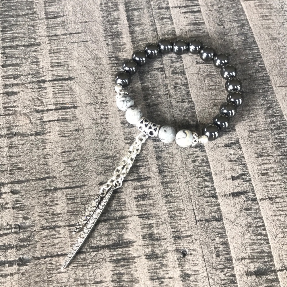 Gorgeous Amozonite stone bracelet